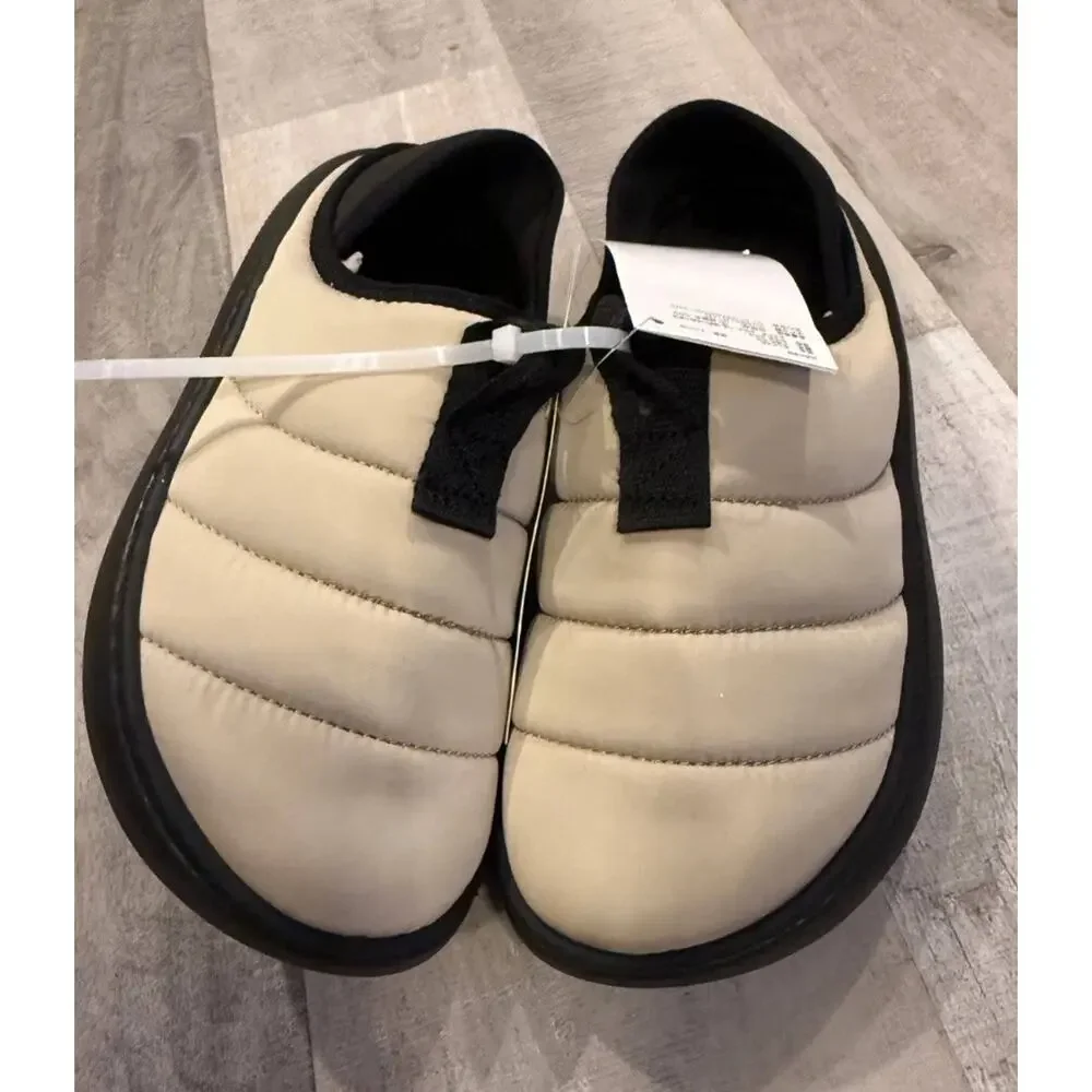 Crocs Classic Puff Moc Slipper Size M5/W7 Beige EVA Rubber Sole Casual Slip On - Picture 3 of 7